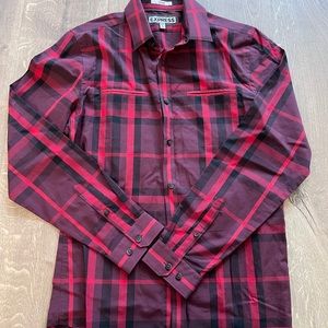 Express Men’s long sleeve dress shirt.